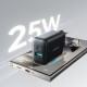 Joyroom JR-TCF13 network charger USB-C / USB-A 25W SFC / PPS / PD - black