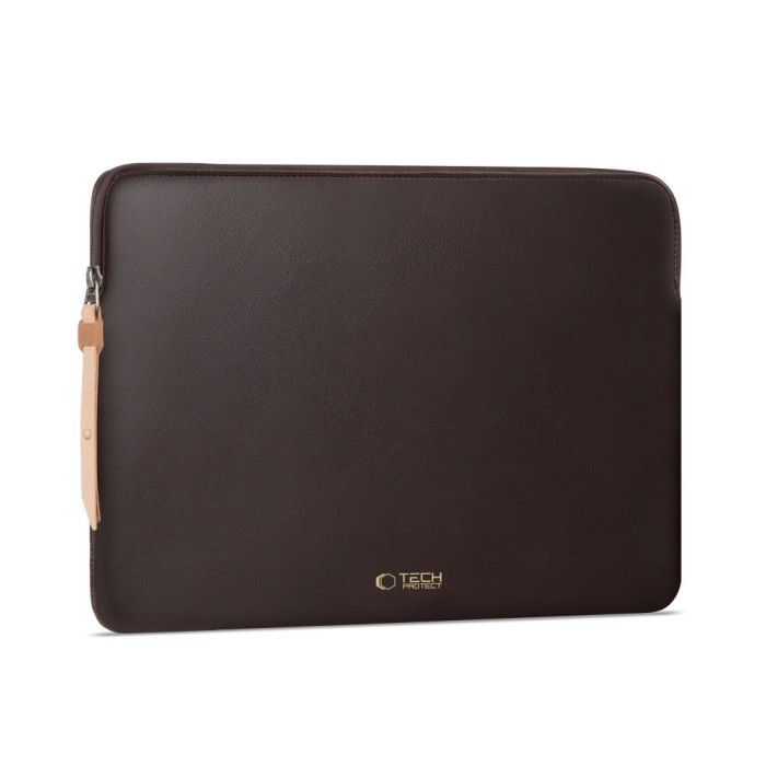Tech-Protect Fleece Laptop Bag 13-14" - Brown