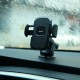 Joyroom car phone holder with telescopic extendable arm for dashboard and windshield black (JR-ZS259)
