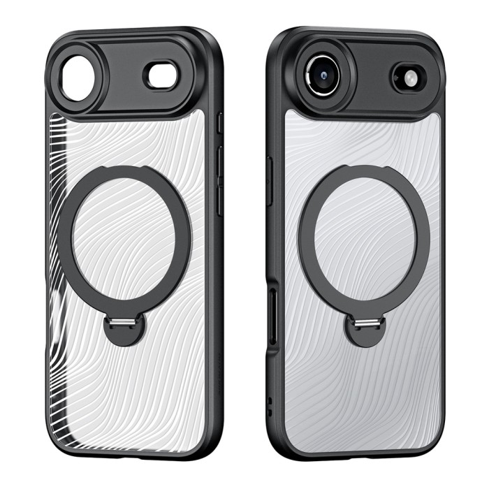 Dux Ducis Aimo Mag Case with Magnetic Ring and Stand for iPhone Air – Black