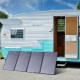 Choetech SC010 solar tourist charger, foldable, 160W - black