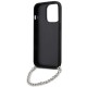 Karl Lagerfeld KLHCP14LSACKLHPK iPhone 14 Pro 6.1" black/black hardcase Saffiano Monogram Chain