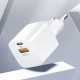 Wozinsky CMWCW 20W USB-C / USB-A wall charger - white