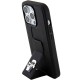 Karl Lagerfeld Gripstand Saffiano Karl&amp;amp;Choupette Pins case for iPhone 15 Pro - black