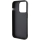 Karl Lagerfeld Gripstand Saffiano Karl&amp;amp;Choupette Pins case for iPhone 15 Pro - black