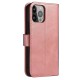 Magnet Case for Samsung S24 Ultra with flap and wallet - pink