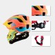 Rockbros TT-32SOYB-S children&amp;#39;s bicycle helmet with detachable chinbar, size S - yellow-orange