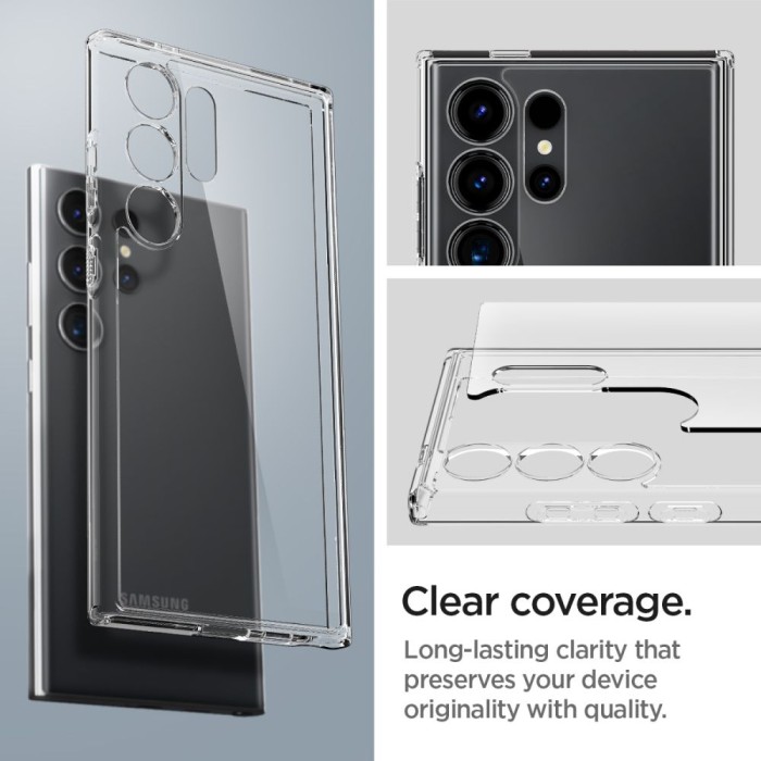 Spigen Ultra Hybrid Case for Samsung Galaxy S24 Ultra - Transparent