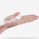 Joyroom S-Y104 headphone adapter Lightning - Lightning / mini jack 3.5mm - white