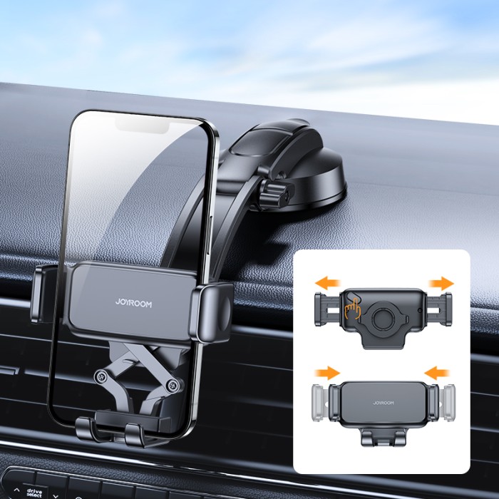 Joyroom mechanical car mount for cockpit black (JR-ZS283)