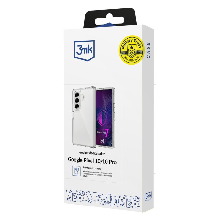 3mk Armor Case for Samsung Galaxy Z Fold 7 - Transparent