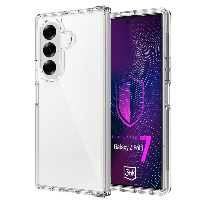3mk Armor Case for Samsung Galaxy Z Fold 7 - Transparent