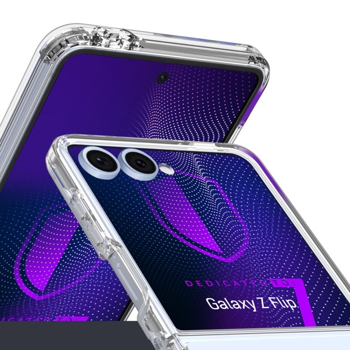 3mk Armor Case for Samsung Galaxy Z Flip 7 - Transparent