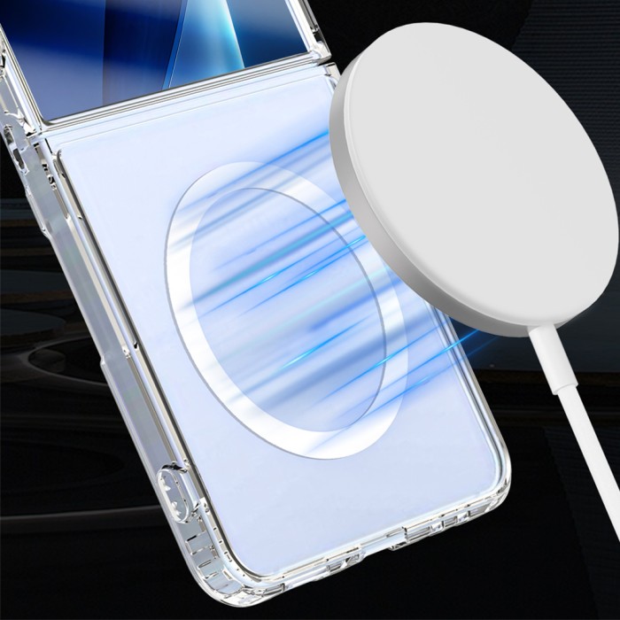 3mk Armor MagCase for Samsung Galaxy Z Flip 7 - Transparent