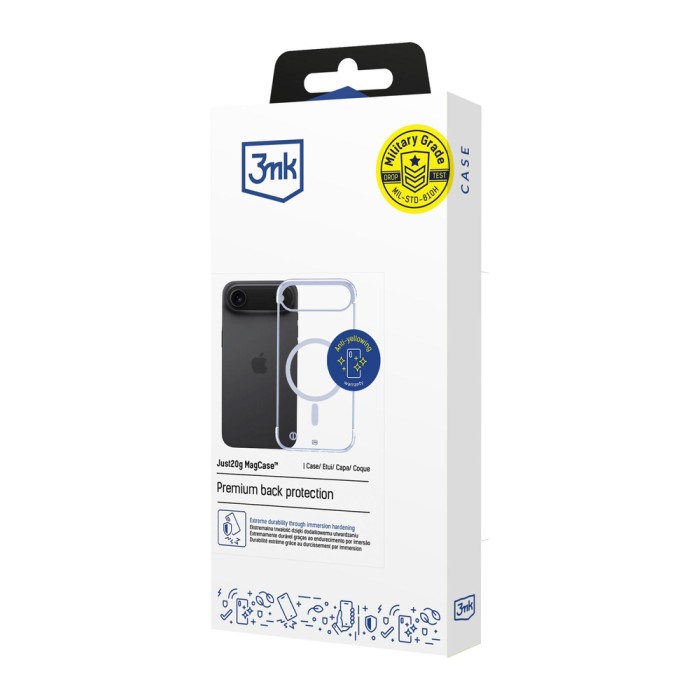 3mk Just20g MagCase for iPhone Air - Transparent