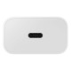 Samsung EP-T2510NWEGEU 25W SFC USB-C GaN wall charger - white