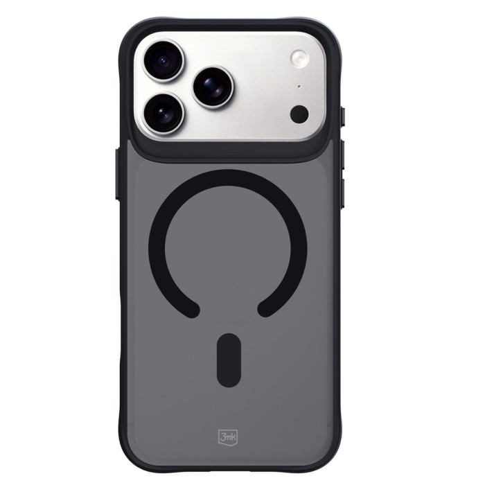 3mk Smoke MagCase for iPhone 17 Pro - Black Semi-Transparent