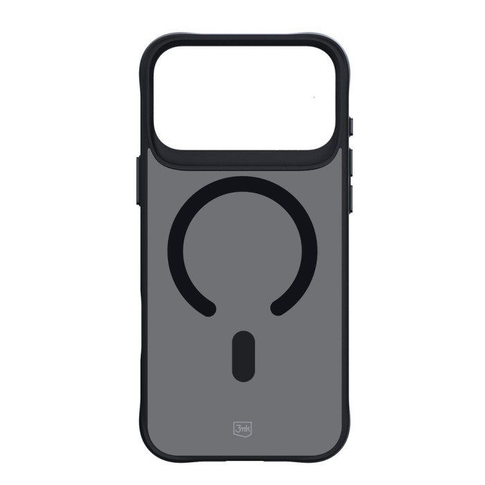 3mk Smoke MagCase for iPhone 17 Pro - Black Semi-Transparent