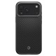 Spigen Enzo Aramid "T" MagSafe Case for iPhone 17 Pro Max - Black and Silver