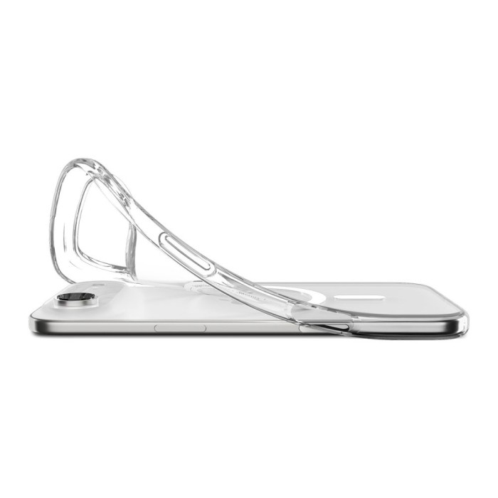 Spigen Liquid Crystal MagSafe Case for iPhone Air - Clear and White
