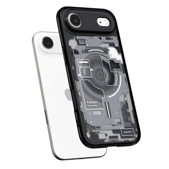 Spigen Ultra Hybrid MagSafe case for iPhone Air Zero One - black