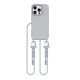 Tech-Protect MagNecklace MagSafe Case with Lanyard for iPhone 16 Pro - Gray