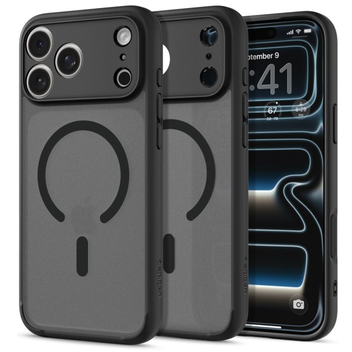 Spigen Ultra Hybrid MagSafe Case for iPhone 17 Pro - Black
