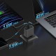 Cuktech CUKAD653EUGR 65W GaN Wall Charger 2 x USB-C 1 x USB-A - Gray