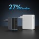 Cuktech CUKAD1003EUG GaN 100W Wall Charger 2 x USB-C 1 x USB-A with USB-C Cable - Gray