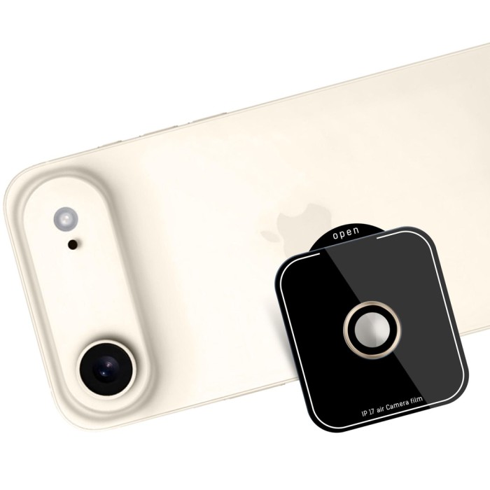 3mk Lens Protection Pro Tempered Glass for iPhone Air - Gold