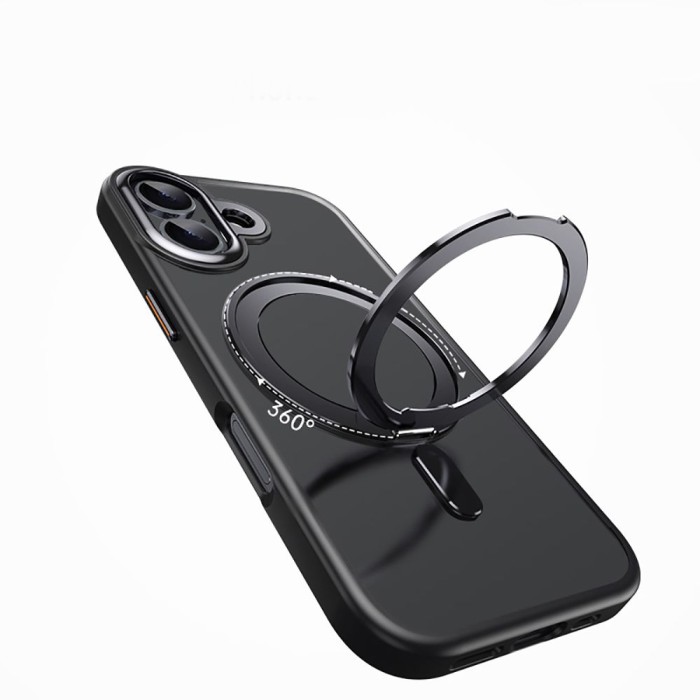 Tech-Protect MagRing MagSafe case for iPhone 17 - matte black