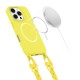 Tech-Protect MagNecklace MagSafe Case with Lanyard for iPhone 16 Pro Max - Yellow
