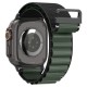 Strap Spigen WBF1 Strap for Apple Watch 44 / 45 / 46 / 49 mm - Black and Green