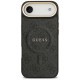 Guess 4G PU Classic Logo MagSafe case for iPhone Air - black