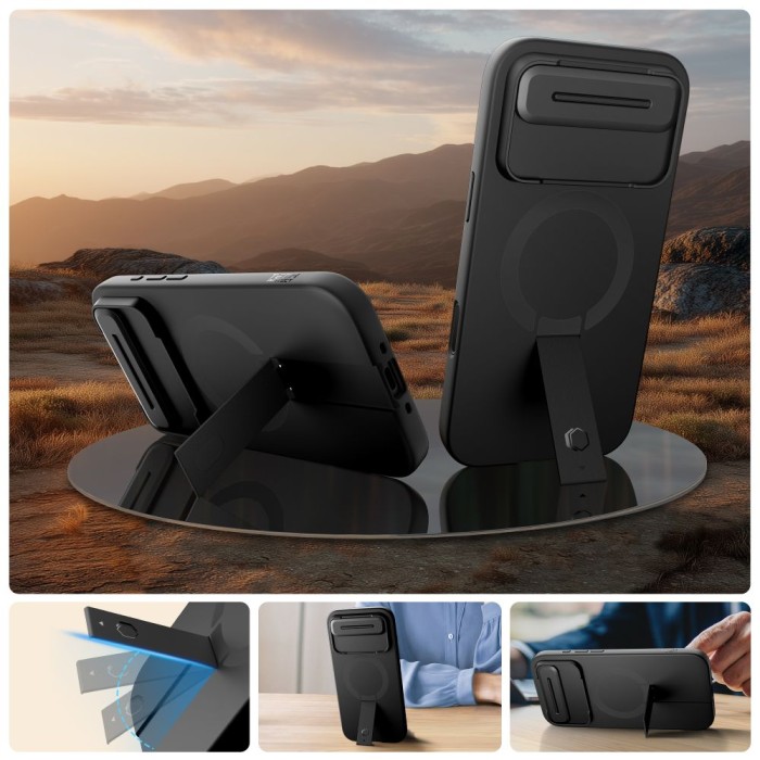 Tech-Protect Kevlar Aura MagSafe Case for iPhone Air - Black