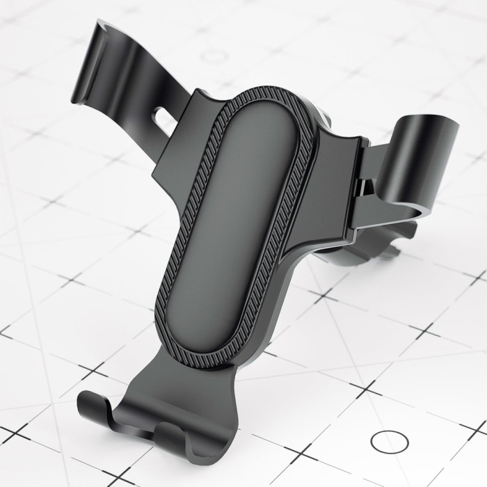 Dudao gravity car phone holder for air vent black (F7s)