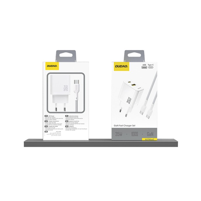 Dudao A27 Max 35W GaN Wall Charger - White