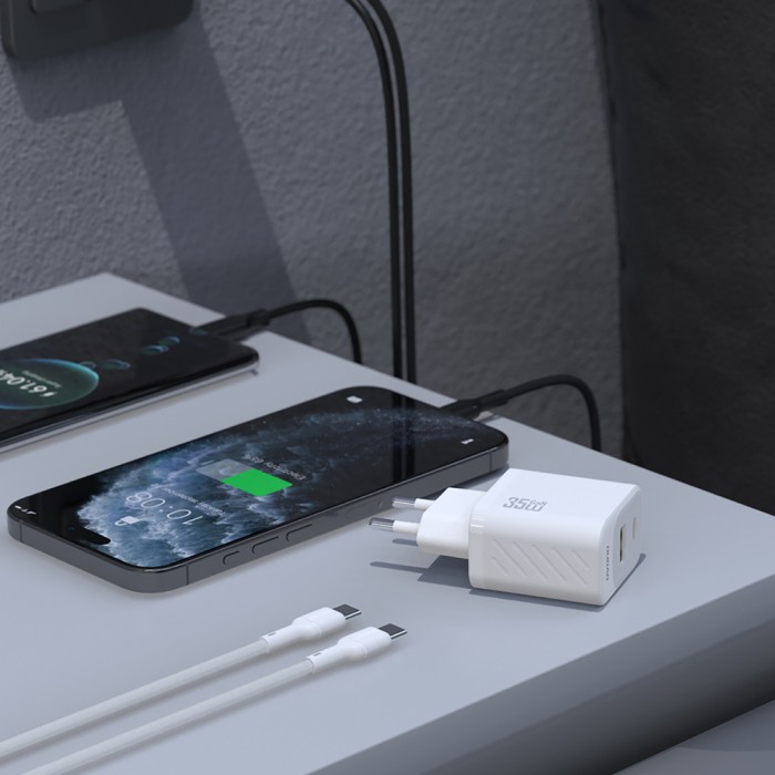 Dudao A27 Max 35W GaN Wall Charger - White