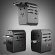 SBS Universal GaN Travel Adapter 70W 3xUSB-C 2xUSB-A with Case - Black