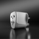 SBS UK Travel Adapter - Universal - White