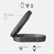 SBS 3-in-1 Foldable Wireless Charging Station QI2 MFI - Made for iPhone - Black