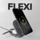SBS 3-in-1 Foldable Wireless Charging Station QI2 MFI - Made for iPhone - Black