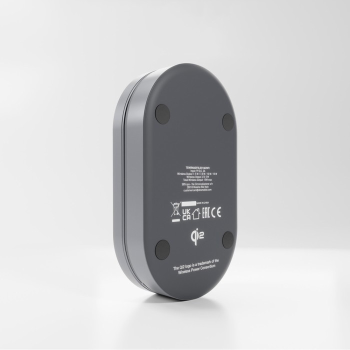 SBS 3-in-1 Foldable Wireless Charging Station QI2 MFI - Made for iPhone - Black