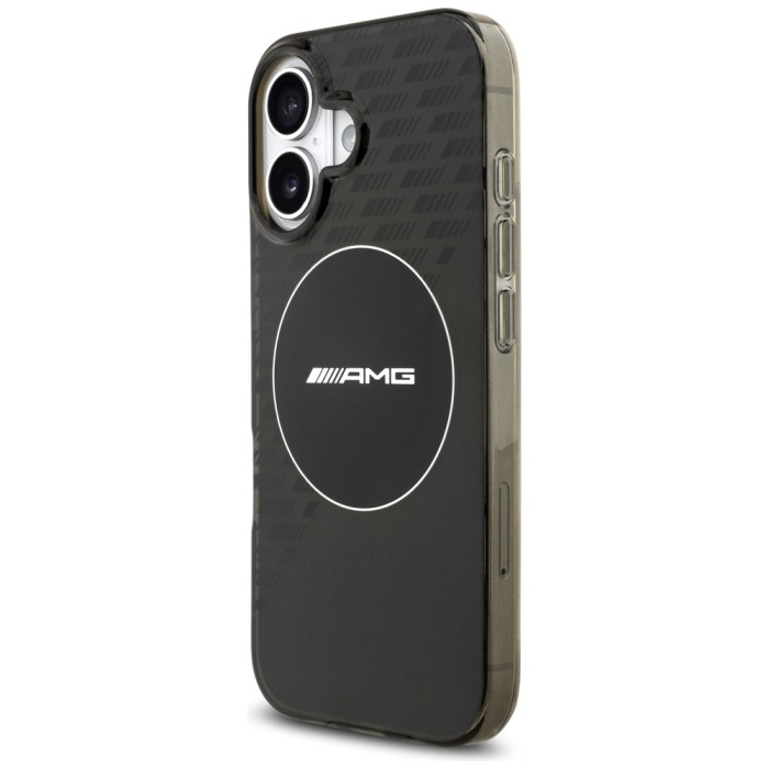 AMG Nauble Layer Transparent Smocked MagSafe Case for iPhone 17 - Black