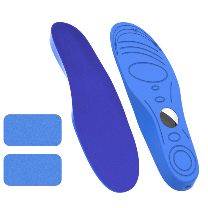 Shoe inserts - protective case for AirTag (155mm-170mm) - blue