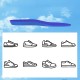 Shoe inserts - protective case for AirTag (155mm-170mm) - blue