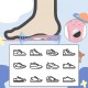 Shoe inserts - protective case for AirTag (175mm-190mm) - pink