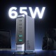 Joyroom JR-TCM02 GaN 65W charger charging station 4xUSB-C 2xUSB-A UK plug - gray