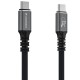 Wozinsky WPS-UY41S USB-C USB4 Cable 40Gb/s 240W 1m 4K - Black