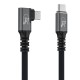 Wozinsky WPS3-UY41S USB-C USB4 40Gb/s 240W 1m 4K Angled Cable - Black